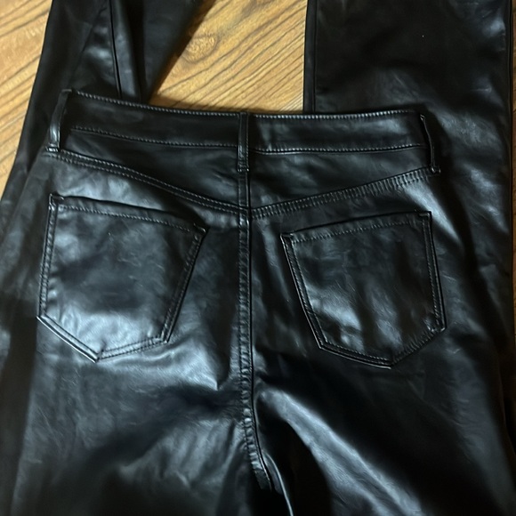 Old Navy Highest High Rise Flare Faux Leather Pants - Picture 9 of 9